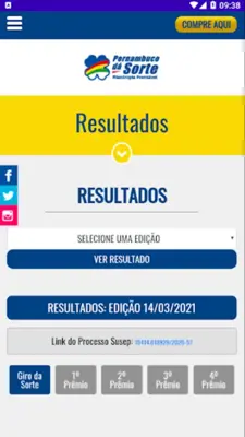 Pernambuco dá Sorte android App screenshot 0